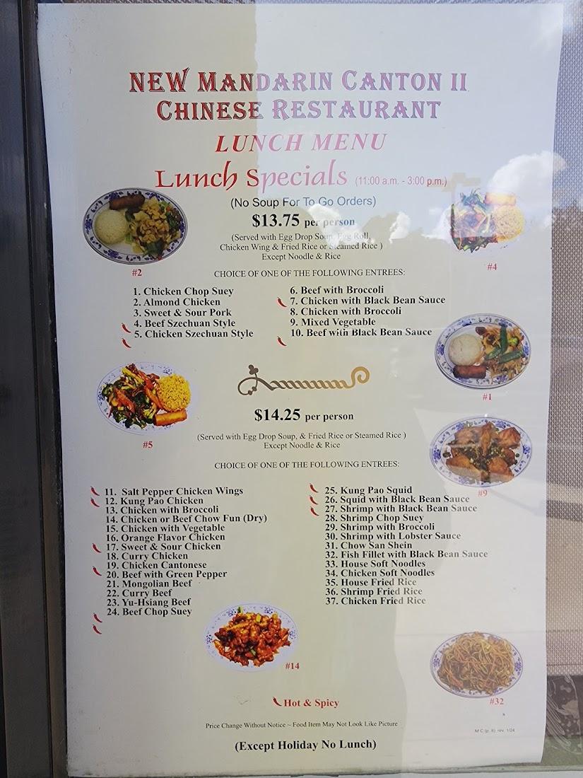 New Mandarin Canton Chinese Restaurant