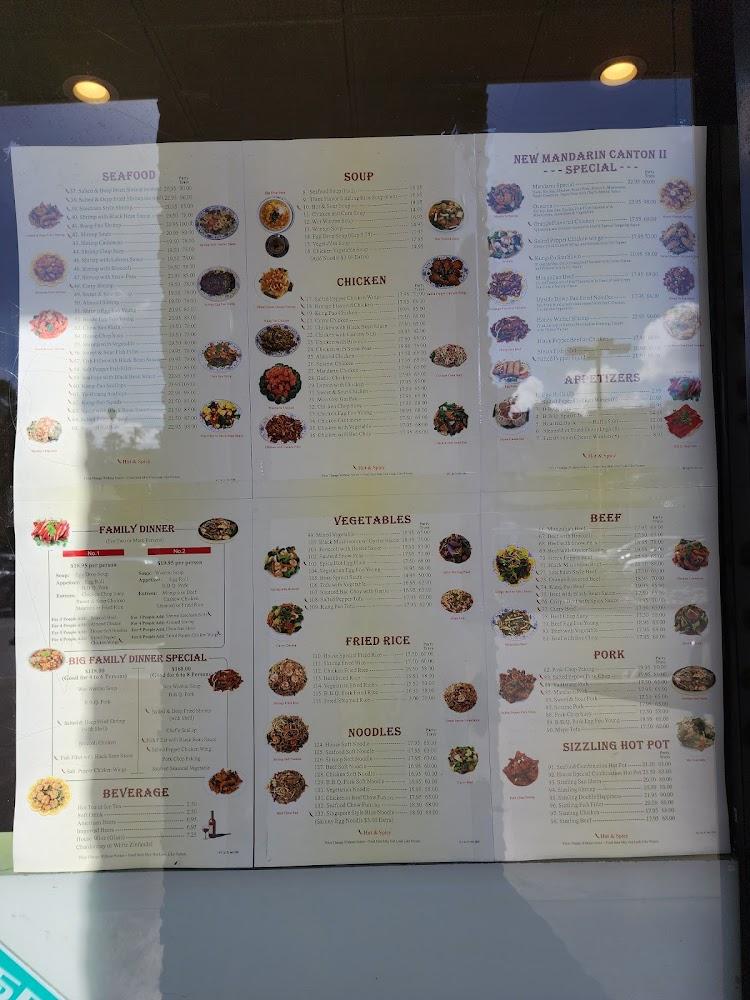New Mandarin Canton Chinese Restaurant Menu image 2